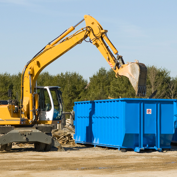 what size residential dumpster rentals are available in Maryville Missouri